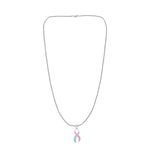 Large Pink & Blue Ribbon Necklaces - Fundraising For A Cause