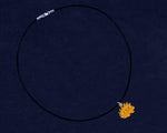 Libertarian Gold Porcupine Black Cord Necklaces - Fundraising For A Cause