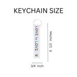 Love Is Love Gay Pride Lanyard Style Keychains - Fundraising For A Cause
