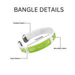 Lyme Disease Awareness Bangle Bracelets - Fundraising For A Cause