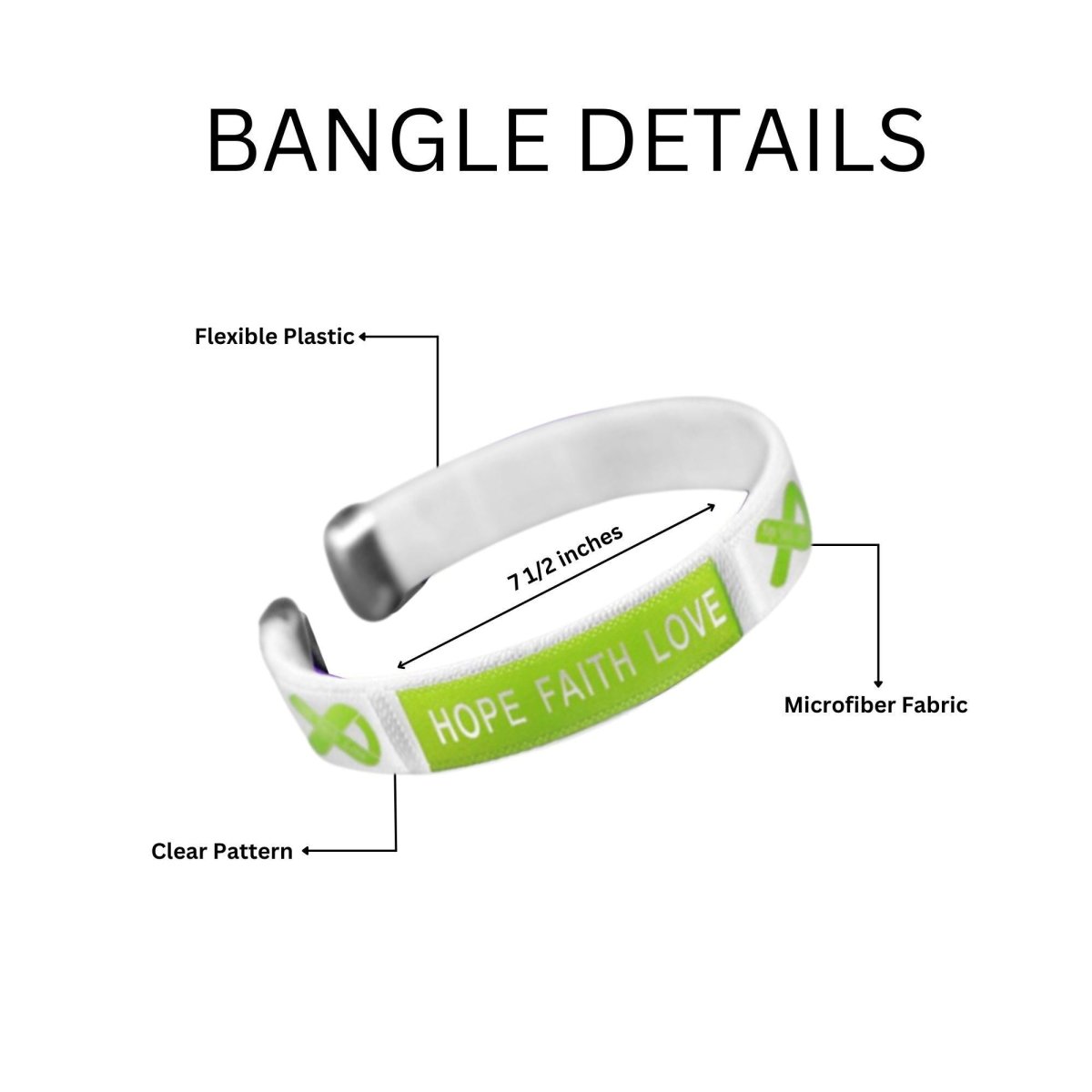 Lyme Disease Awareness Bangle Bracelets - Fundraising For A Cause