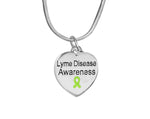 Lyme Disease Awareness Heart Necklaces - Fundraising For A Cause