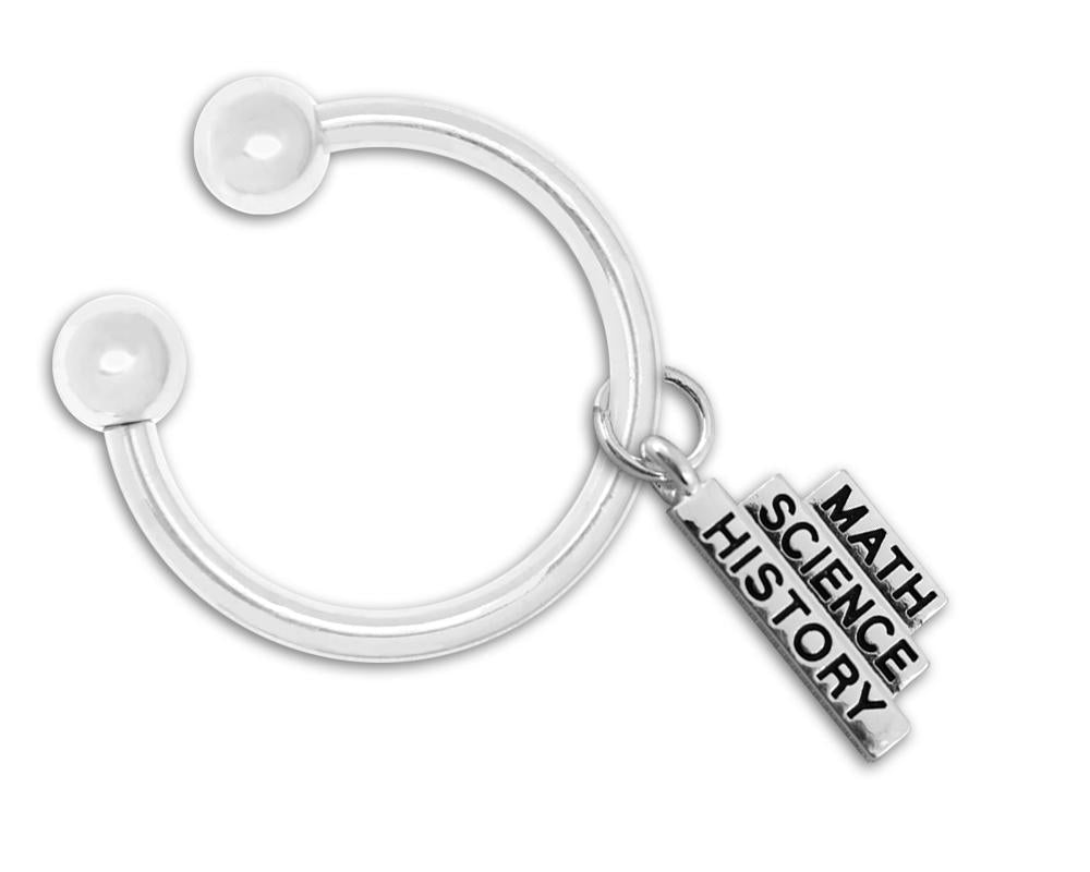 Math Science History Key Chains