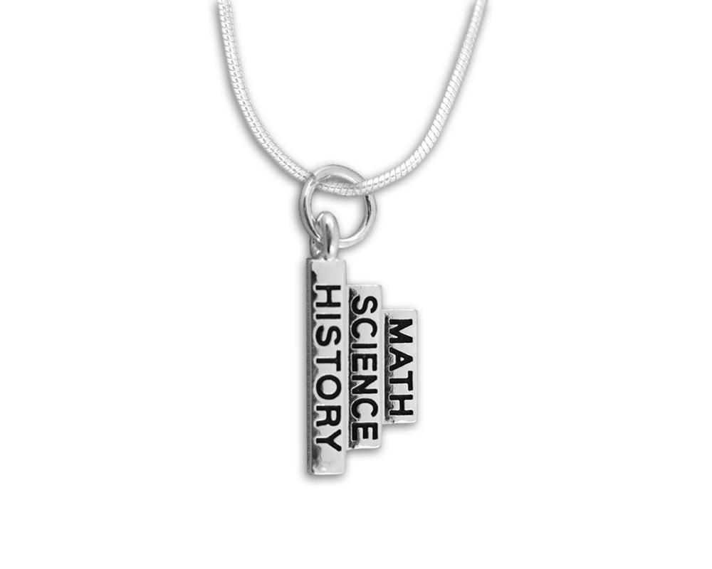 Math Science History Necklaces