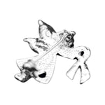 Mental Health Angel By My Side Green Ribbon Awareness Pins - Fundraising For A Cause