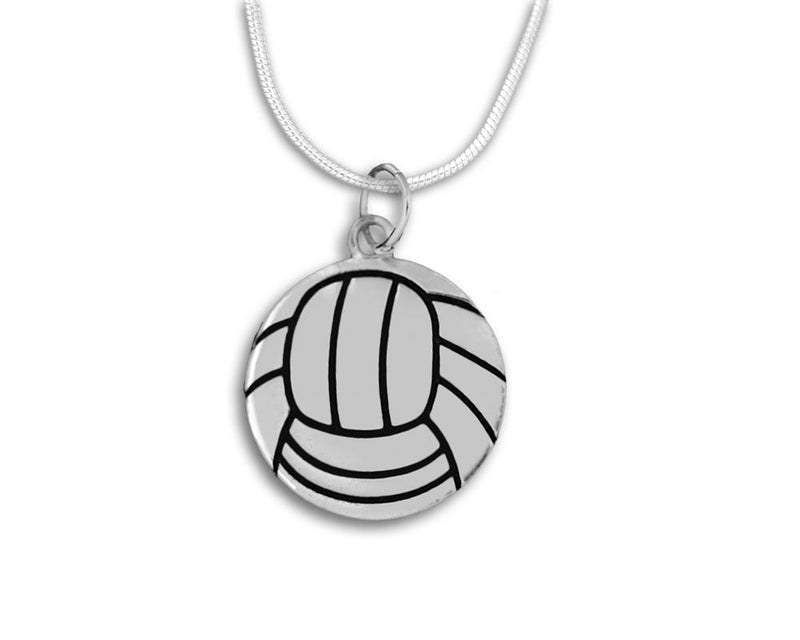 Volleyball Shaped Charm Necklaces - Fundraising For A Cause