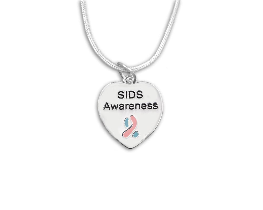 SIDS Awareness Heart Necklaces - Fundraising For A Cause