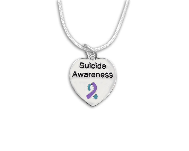 Suicide Awareness Heart Necklaces - Fundraising For A Cause