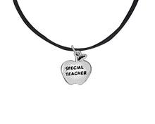 Load image into Gallery viewer, Special Teacher Leather Cord Necklaces, Bulk Appreciation Gifts