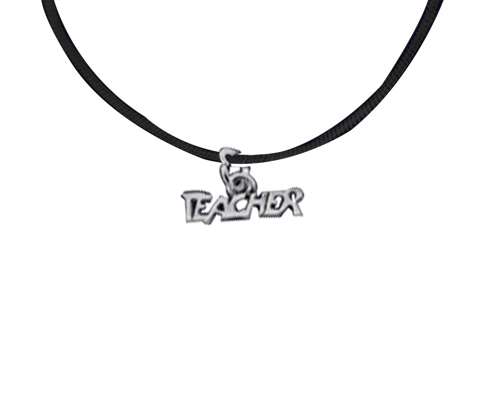 Teacher Appreciation Leather Cord Necklaces Wholesale