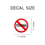 No Texting Car Window Decals - Fundraising For A Cause