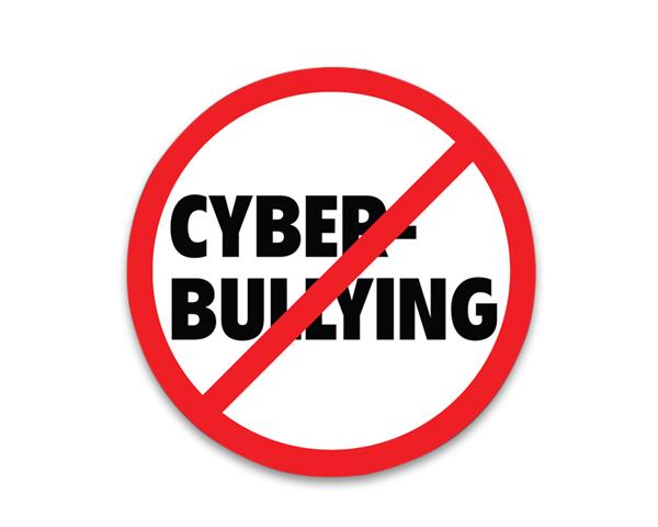 No Cyber Bullying Paper Signs
