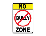 No Bully Zone Paper Signs Fundraising For A Cause
