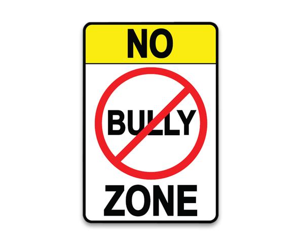 No Bully Zone Paper Signs Fundraising For A Cause