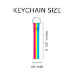Pansexual Flag Lanyard Style Keychains - Fundraising For A Cause