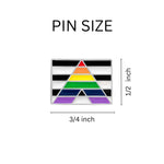 Straight Ally Pride Flag Pins - Fundraising For A Cause