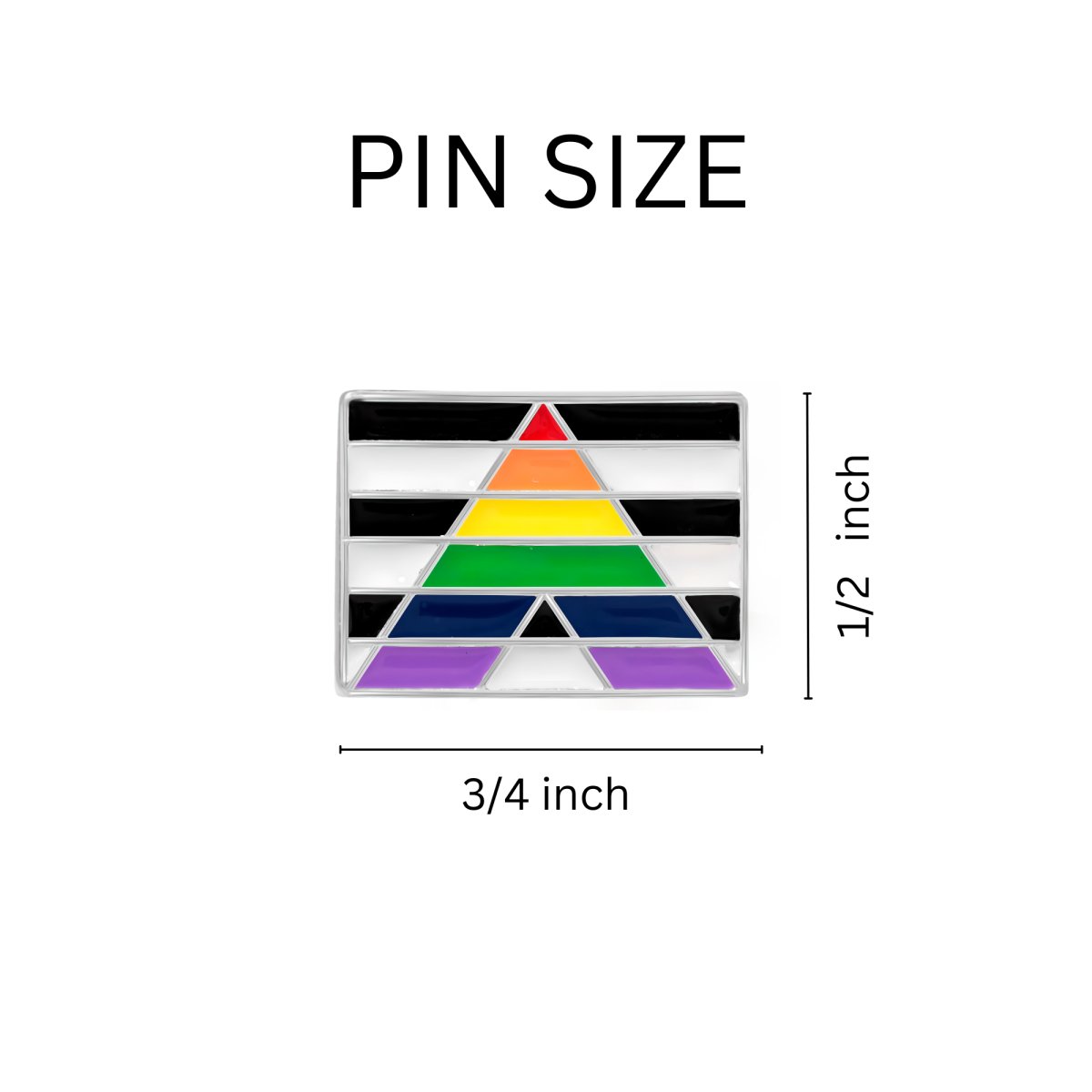 Straight Ally Pride Flag Pins - Fundraising For A Cause