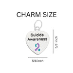 Suicide Awareness Teal & Purple Ribbon Bracelets - Fundraising For A Cause