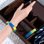 Support Ukraine Blue & Yellow Silicone Bracelet Wristbands - Fundraising For A Cause