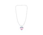 Transgender Heart Pride Necklaces - Fundraising For A Cause