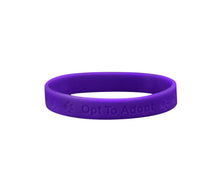 Load image into Gallery viewer, Adult Animal Opt to Adopt Silicone Bracelet Wristbands - Fundraising For A Cause