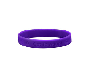 Adult Animal Opt to Adopt Silicone Bracelet Wristbands - Fundraising For A Cause