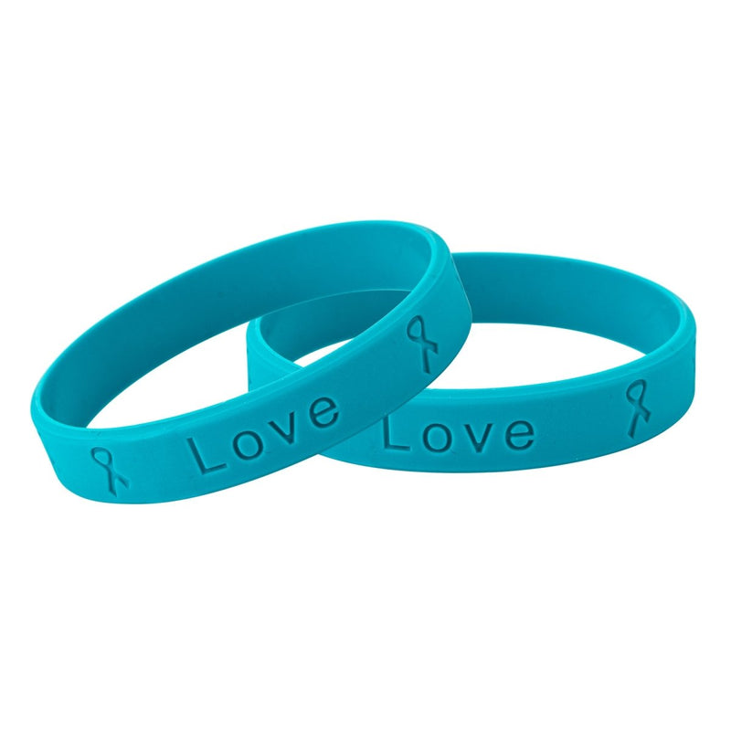 adult ovarian cancer awareness silicone bracelet wristbands