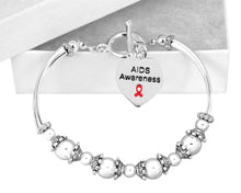 Load image into Gallery viewer, AIDS HIV Awareness Partial Beaded Bracelets - Fundraising For A Cause