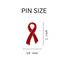 Load image into Gallery viewer, AIDS HIV Awareness Ribbon Pins - Fundraising For A Cause