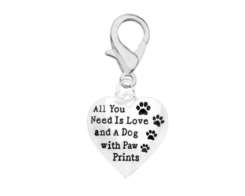 All You Need Is Love and A Dog Hanging Charms - Fundraising For A Cause