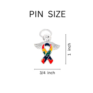 Angel Autism Ribbon Pins - Fundraising For A Cause