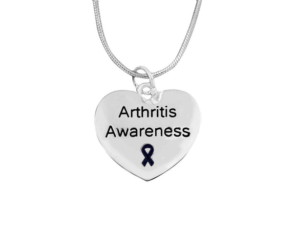 Arthritis Awareness Heart Necklace - Fundraising For A Cause