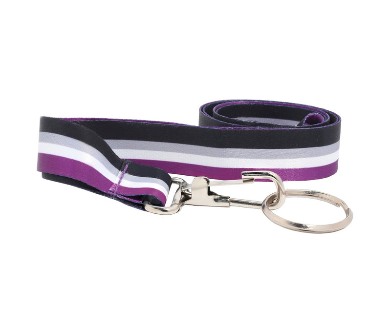 Asexual Flag Colored Lanyards - Fundraising For A Cause
