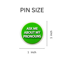 Load image into Gallery viewer, Ask Me My Pronoun Silicone Pins - Fundraising For A Cause