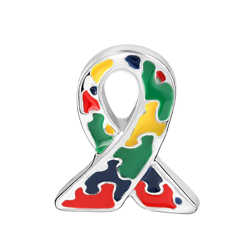 Autism Awareness Ribbon Lapel Pins - Fundraising For A Cause