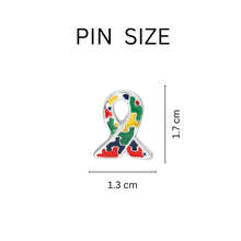 Load image into Gallery viewer, Autism Awareness Ribbon Lapel Pins - Fundraising For A Cause