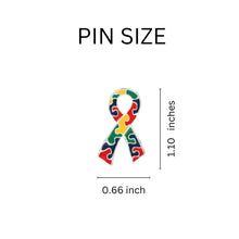 Load image into Gallery viewer, Autism Awareness Ribbon Pins - Fundraising For A Cause