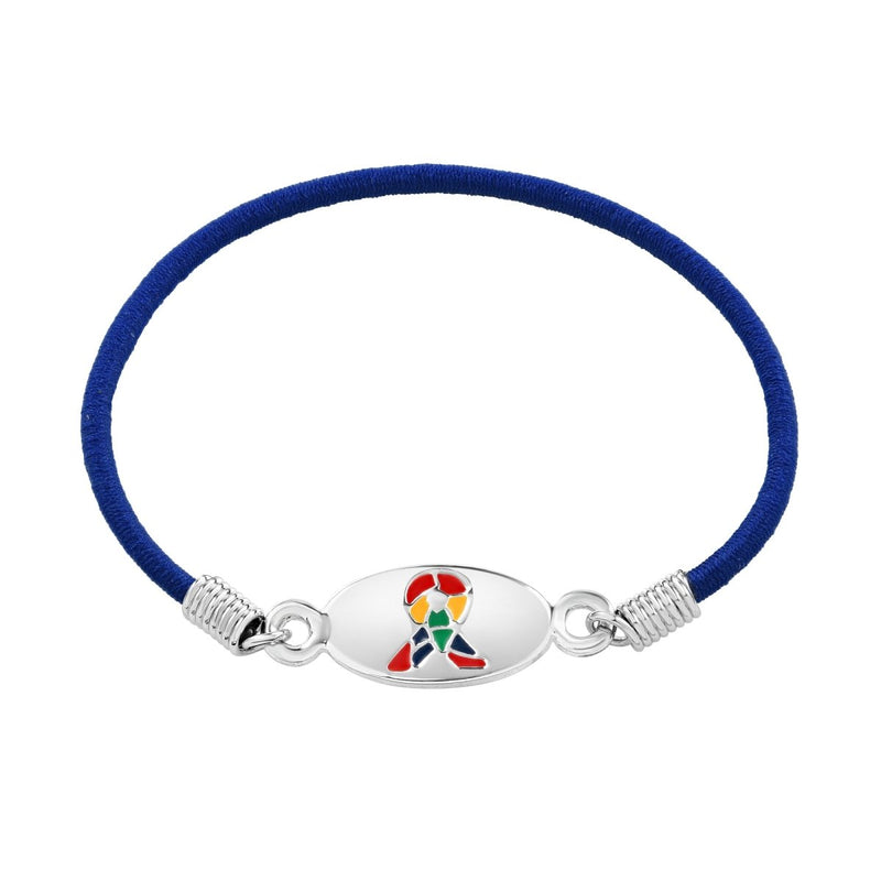 Autism Awareness Ribbon Stretch Bracelets - Fundraising For A Cause