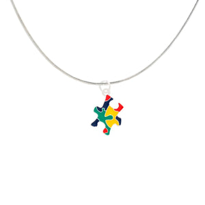 Autism Colored Puzzle Piece Necklaces - Fundraising For A Cause