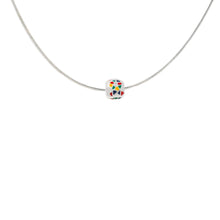 Load image into Gallery viewer, Autism Ribbon Barrel Charm Necklaces - Fundraising For A Cause