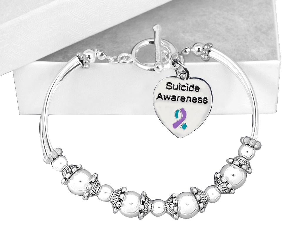 Suicide Awareness Partial Beaded Bracelets - Fundraising For A Cause