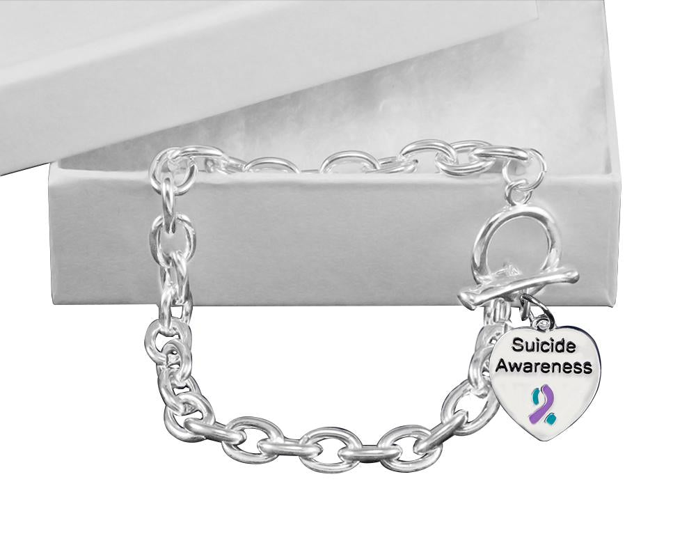 Suicide Awareness Chunky Charm Bracelets - Fundraising For A Cause