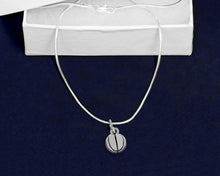 Load image into Gallery viewer, Basketball Shaped Charm Necklaces - Fundraising For A Cause
