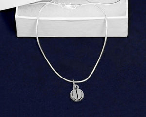 Basketball Shaped Charm Necklaces - Fundraising For A Cause