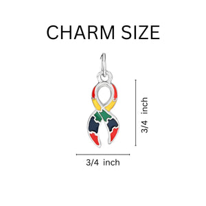 Big Heart Autism Awareness Ribbon Key Chains - Fundraising For A Cause