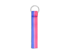 Load image into Gallery viewer, Bisexual Flag Lanyard Style Keychains - Fundraising For A Cause