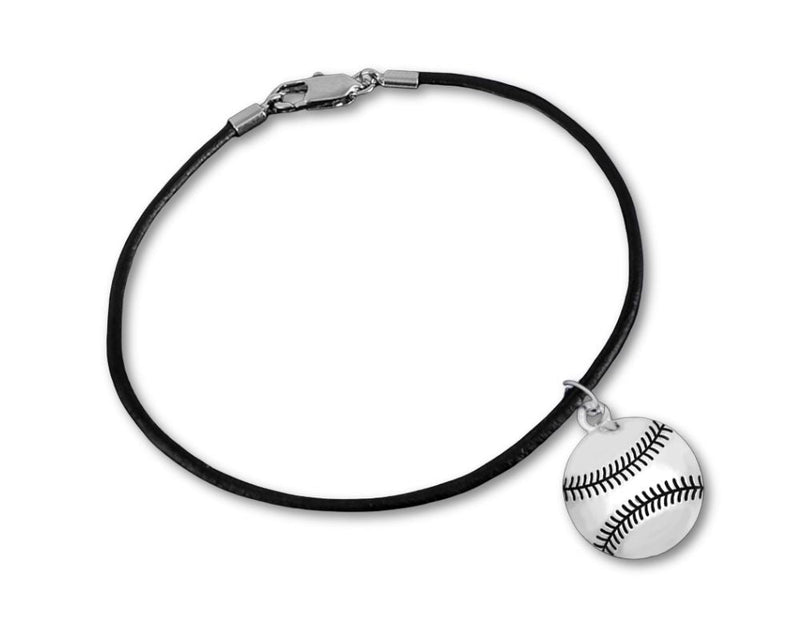Black Cord Baseball/Softball Bracelets - Fundraising For A Cause