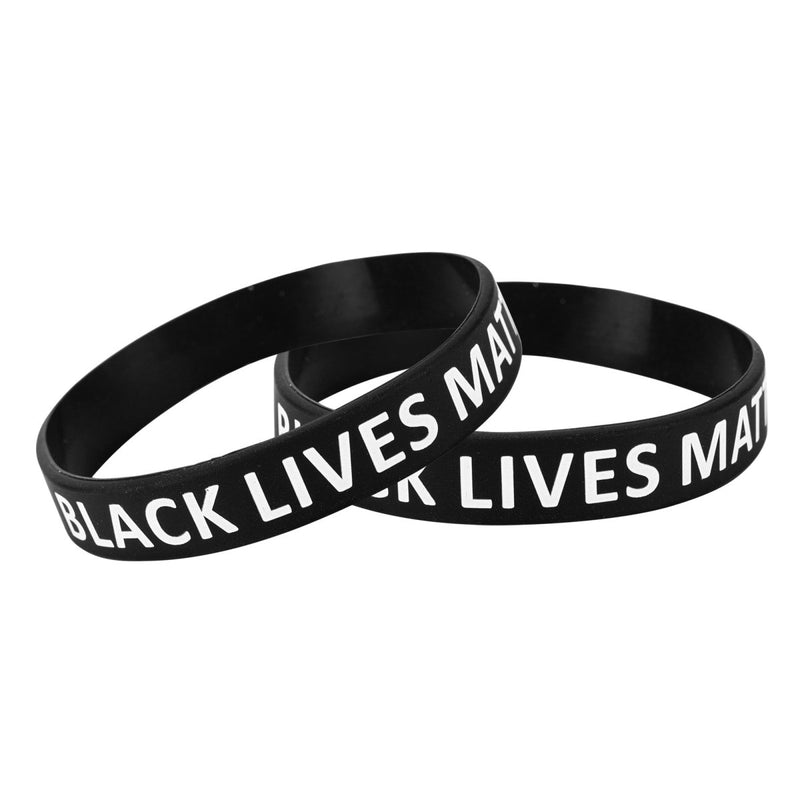 Black Lives Matter Silicone Bracelet Wristbands - Fundraising For A Cause