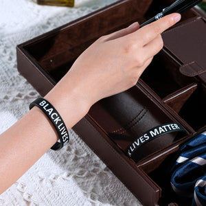 Black Lives Matter Silicone Bracelet Wristbands - Fundraising For A Cause