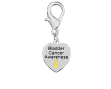 Load image into Gallery viewer, Bladder Cancer Awareness Heart Hanging Charm - Fundraising For A Cause